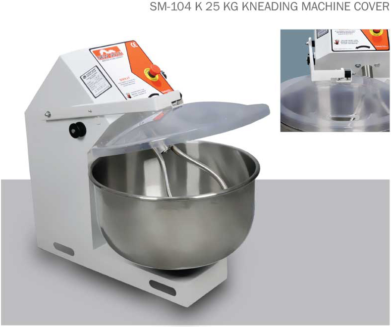 Süper Mikser SM-104 CE 25KG Hamur Yoğurma Makinesi 220V/380V