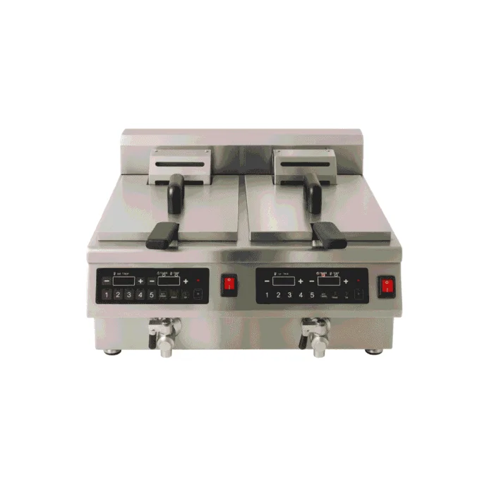 By Kitchen İkili Asansörsüz İndüksiyonlu Fritöz