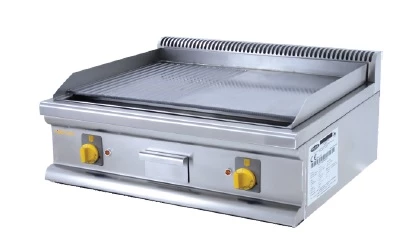 Ndustrio LEG-7030SR SET ÜSTÜ ELEKTRİKLİ YARI DÜZ, YARI NERVÜRLÜ IZGARA