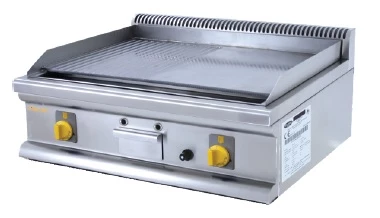 Ndustrio MGG-920SR SET ÜSTÜ GAZLI YARI DÜZ / YARI NERVÜRLÜ IZGARA