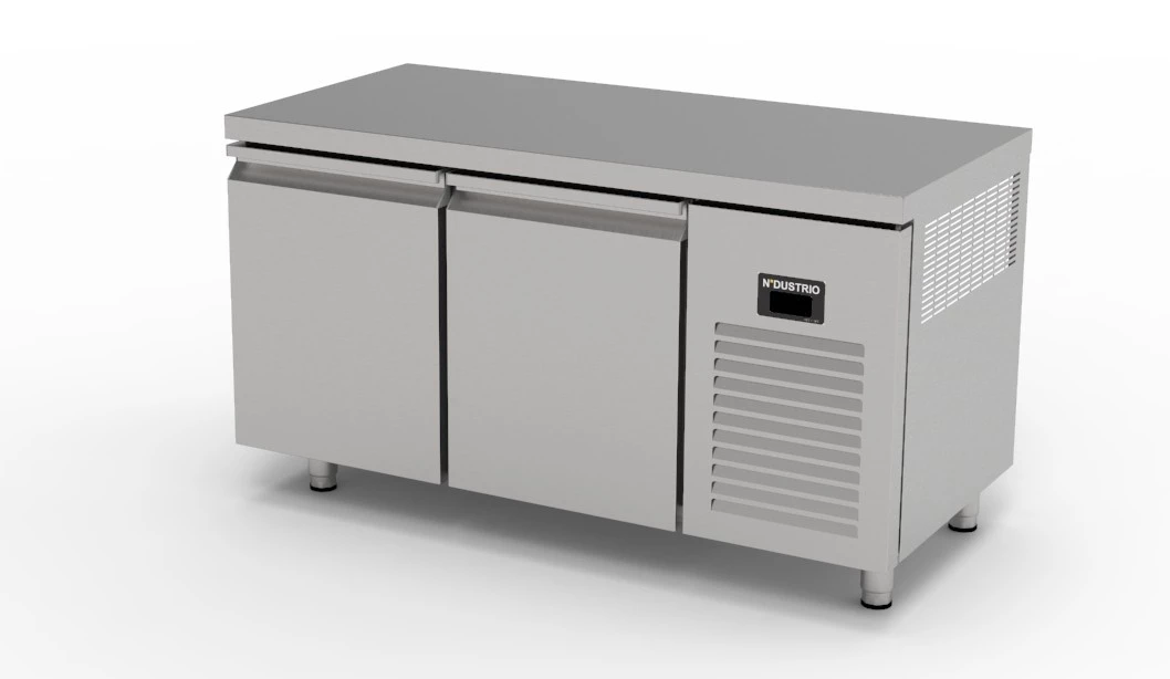 Ndustrio TPS-62-WOT TEZGAH TİP 2 KAPILI SNACK BUZDOLABI- ÜST TABLASIZ