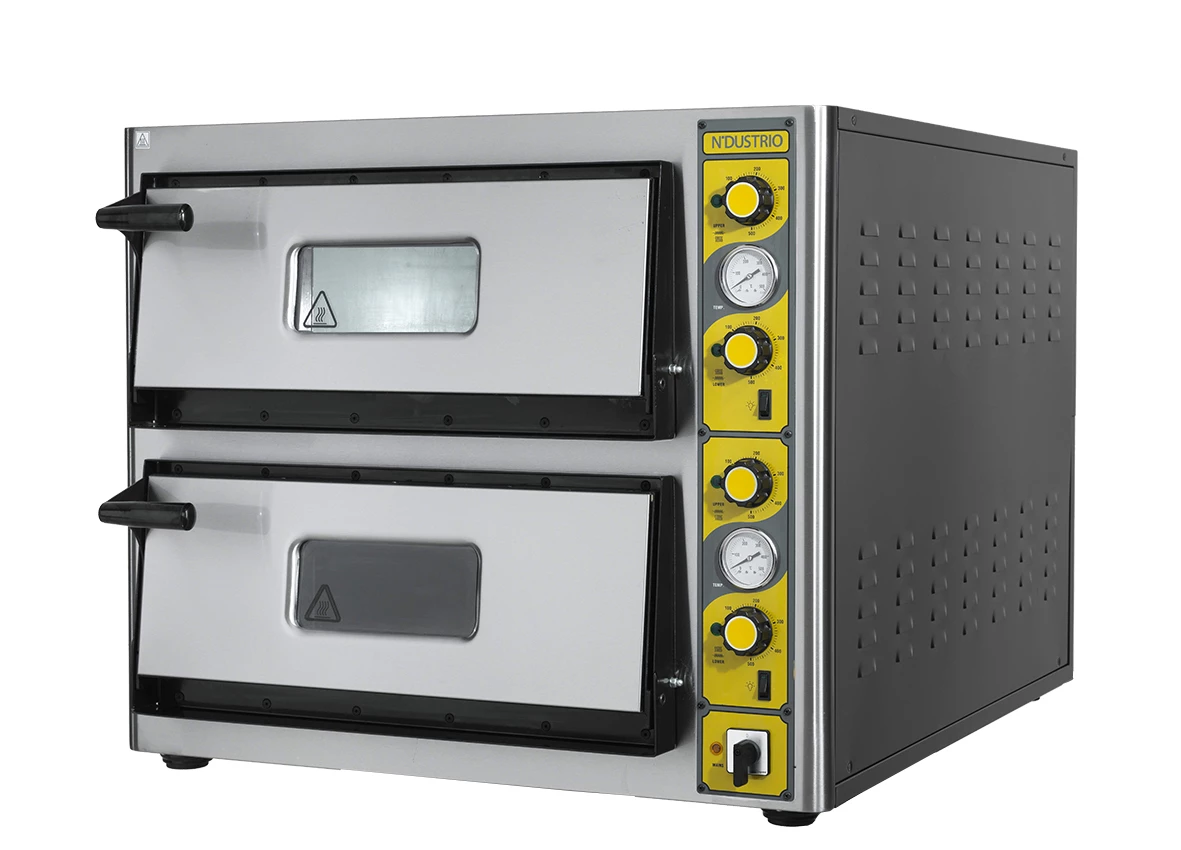 Ndustrio NLE-T 14 ELEKTRİKLİ PİZZA FIRINI-TEK KATLI- TERMOMETRELİ