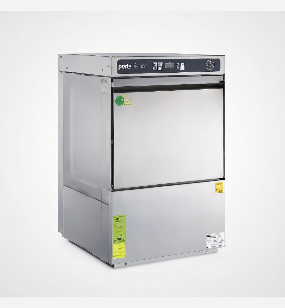 PORTOBIANCO WZ100-D GİYOTİN TİP BULAŞIK MAKİNESİ 1000 TABAK / SAAT -DRENAJ POMPALI